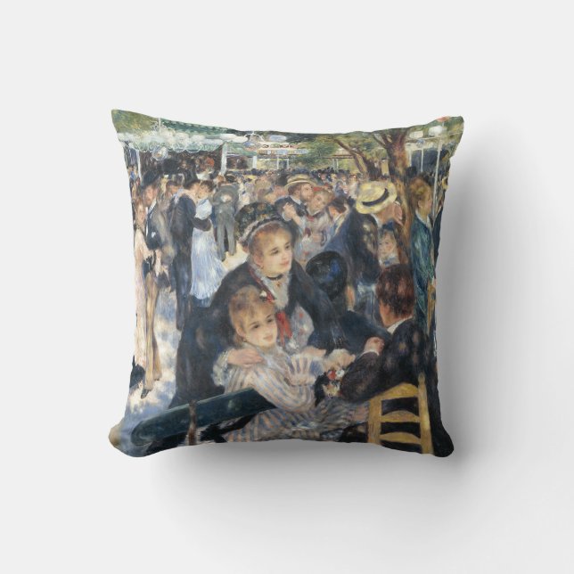 Renoir Moulin Dance Galette Party Cushion (Front)