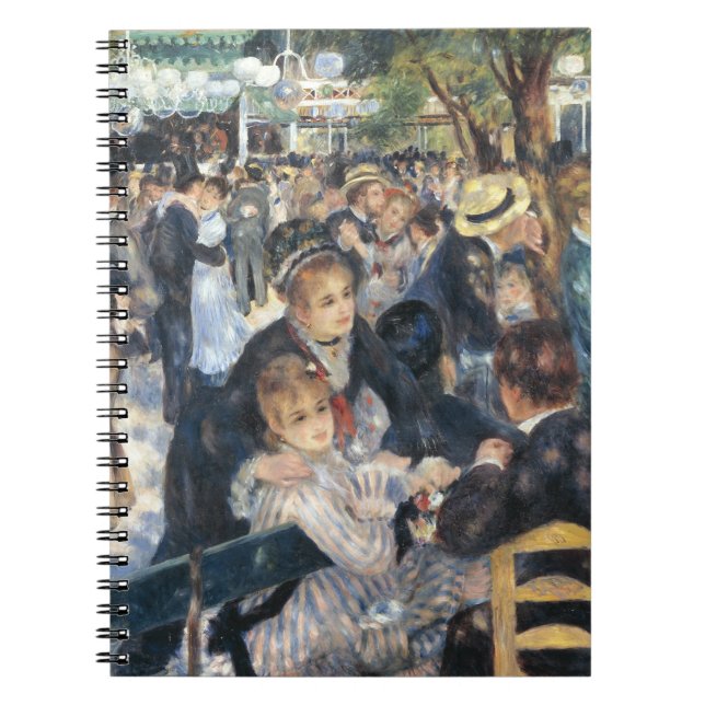 Renoir Moulin Dance Galette Party Notebook (Front)