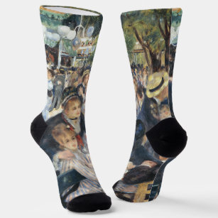 Renoir Moulin Dance Galette Party Socks