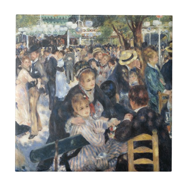 Renoir Moulin Dance Galette Party Tile (Front)