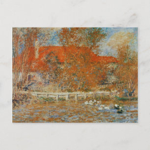 Renoir Painting Postcard