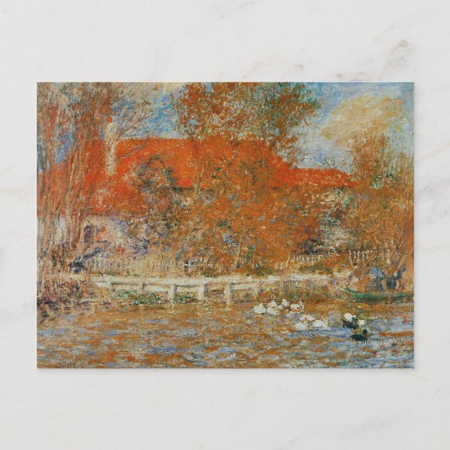 Renoir Painting Postcard (Front)
