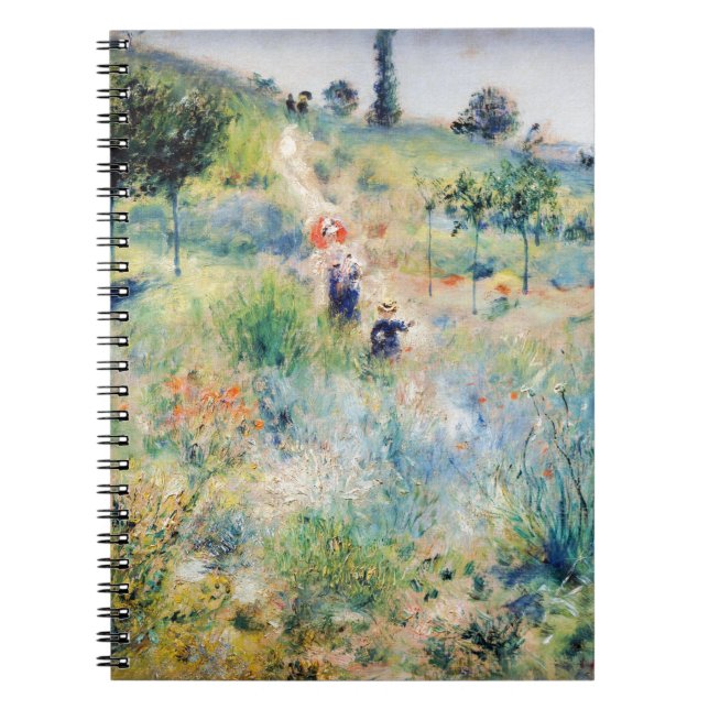 Renoir - Path Leading through Tall Grass Notebook (Front)