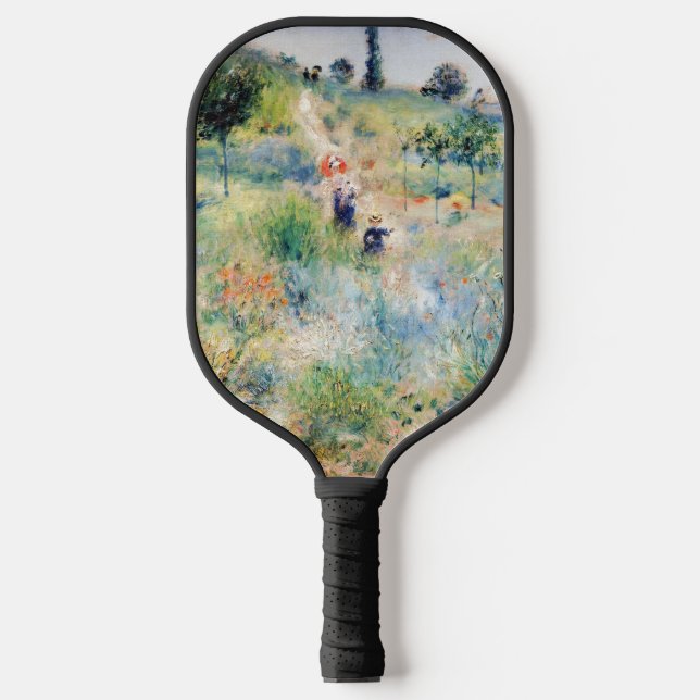 Renoir - Path Leading through Tall Grass Pickleball Paddle (Front)
