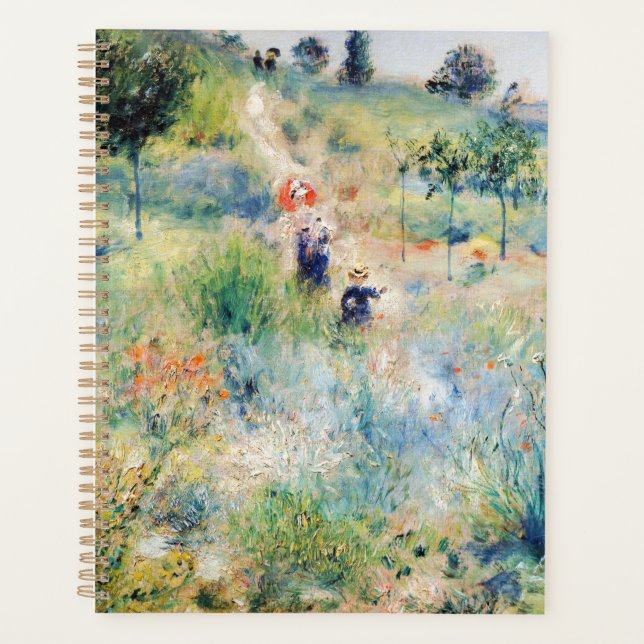 Renoir - Path Leading through Tall Grass Planner (Front)