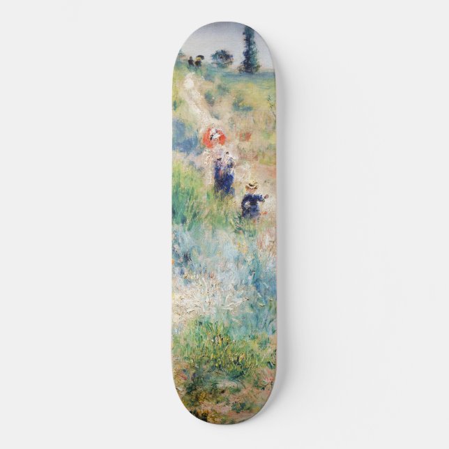 Renoir - Path Leading through Tall Grass Skateboard (Front)