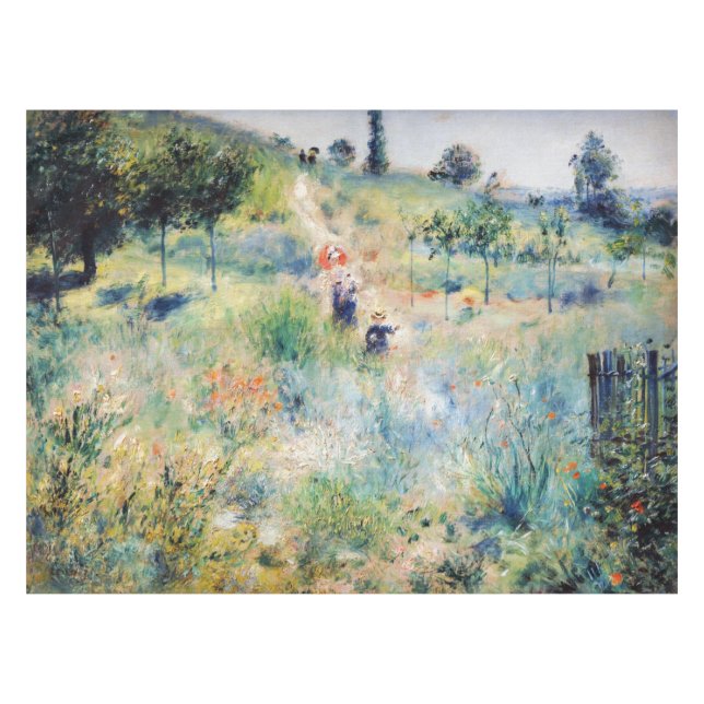 Renoir - Path Leading through Tall Grass Tablecloth (Front (Horizontal))