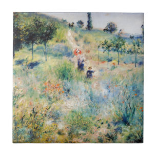 Renoir - Path Leading through Tall Grass Tile