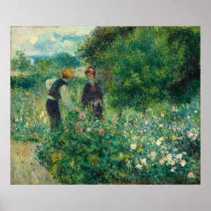 Renoir, Picking Flowers Poster