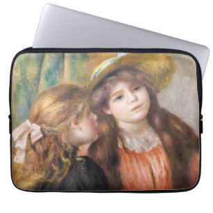 Renoir - Portrait of Two Little Girls Laptop Sleeve