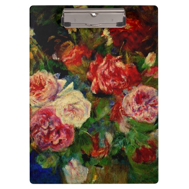 Renoir - Roses Clipboard (Front)