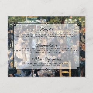 Renoir 's Dance at Le Moulin de la Galette Enclosure Card