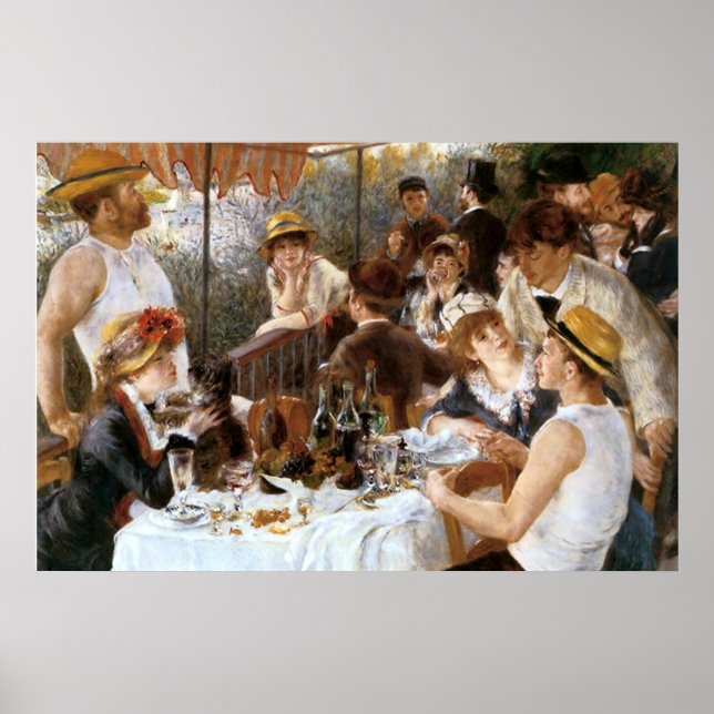 Renoir’s ‘Luncheon of the Boating Party’ Poster (Front)