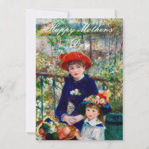 Renoir’s Mother and Child  Holiday Card