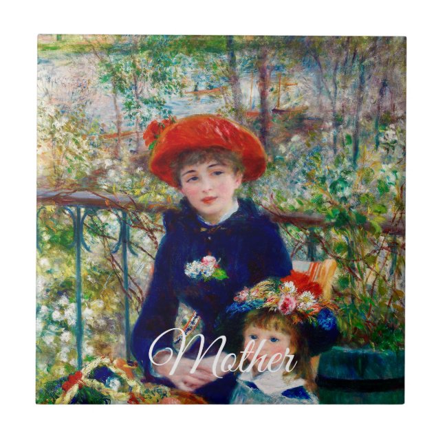Renoir’s Mother and Child   Tile (Front)