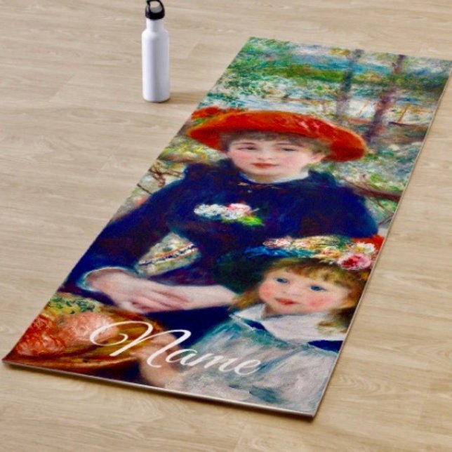 Renoir’s Mother and Child Yoga Mat (Enjoy the beauty and elegance of this floral yoga mat. 
)
