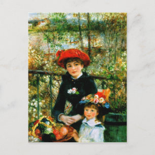 Renoir’s 'The Two Sisters, On the Terrace' Postcard