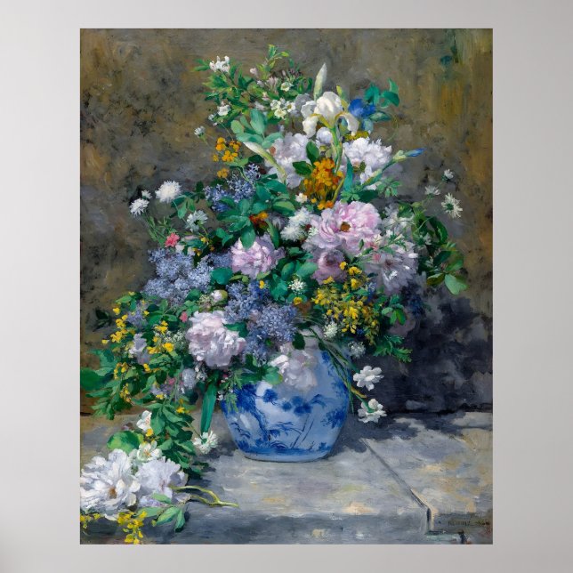 Renoir, Spring Bouquet, 1866 Poster (Front)