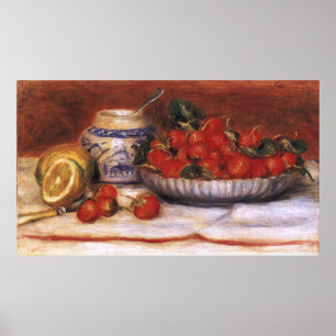 Renoir: Strawberries Poster