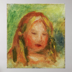Renoir - Study Of Child's Head (Coco) Poster