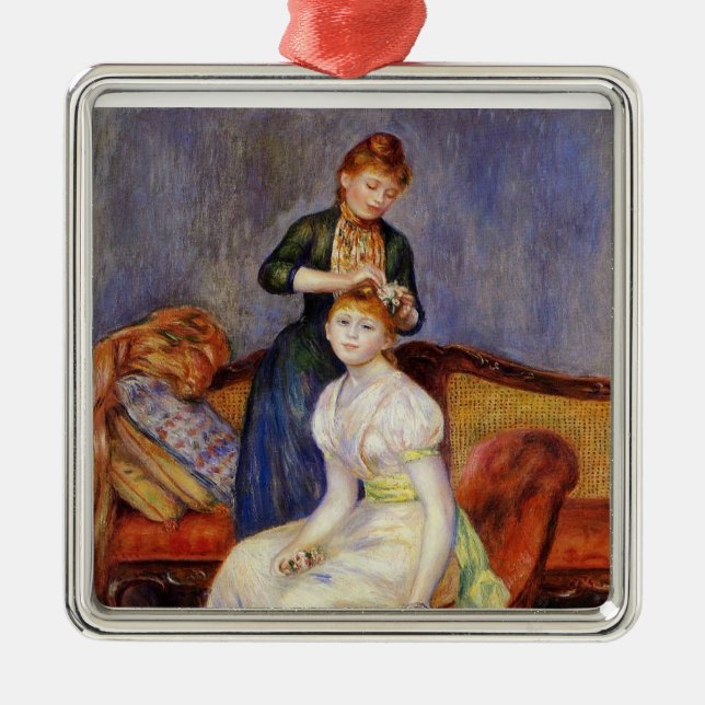 Renoir: The Coiffure Metal Tree Decoration (Front)