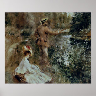 Renoir - The Fisherman 1874 Poster