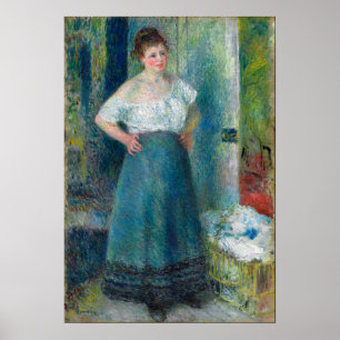 Renoir, The Laundress Poster