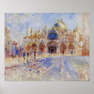 Renoir - The Piazza San Marco, Venice Poster