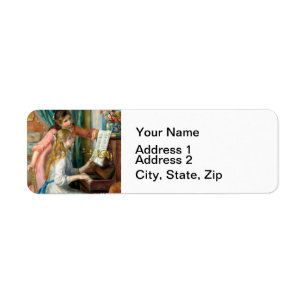 Renoir Two Girls at the Piano Print Music Fine Art