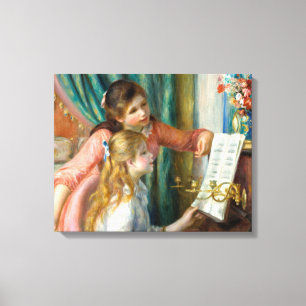 Renoir Two Girls at the Piano Print Music Fine Art