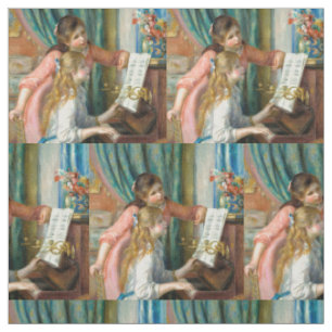 Renoir Two Girls at the Piano Print Music Fine Art Fabric