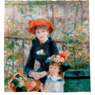 Renoir "Two Sisters (On the Terrace)" Shower Curtain