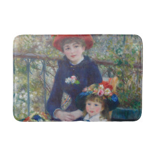 Renoir Two Sisters Terrace French Impressionism  Bath Mat