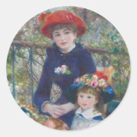 Renoir Two Sisters Terrace French Impressionism 