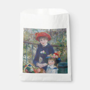 Renoir Two Sisters Terrace French Impressionism Favour Bags