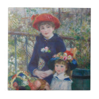 Renoir Two Sisters Terrace French Impressionism 