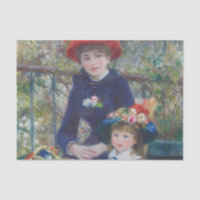 Renoir Two Sisters Terrace French Impressionism