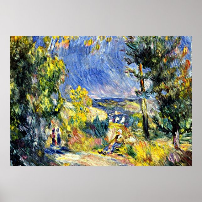 Renoir - View Close to Antibes Poster (Front)