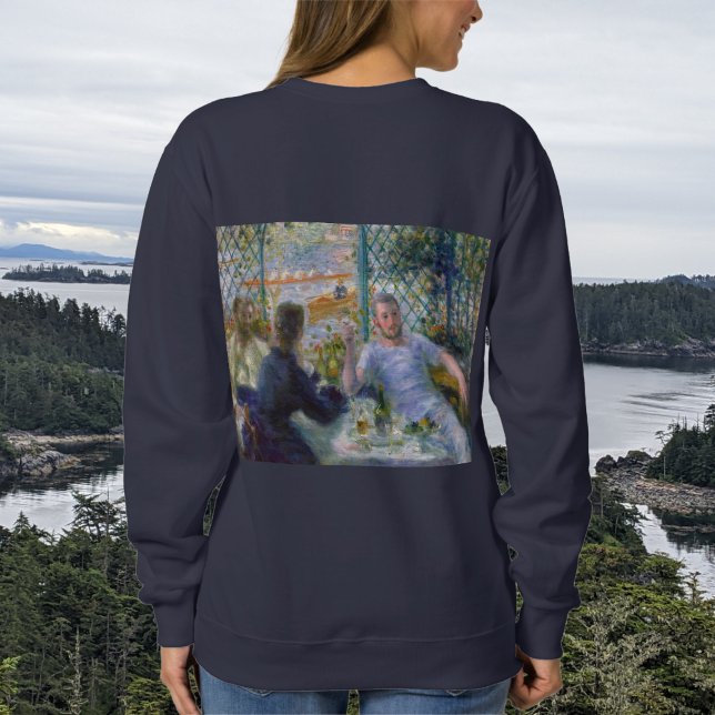 Renoir Vintage Art - Lunch at Restaurant Fournaise Sweatshirt (Creator Uploaded)