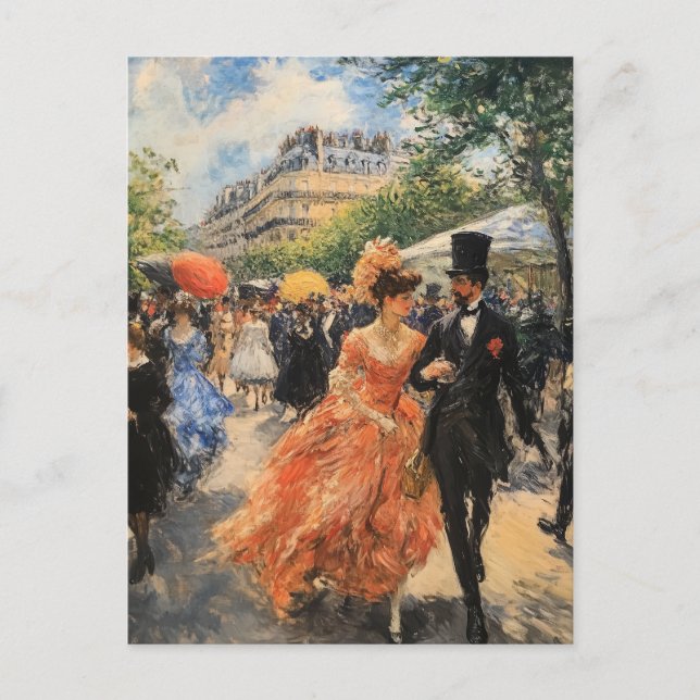 Renoir Vintage Art Postcard (Front)