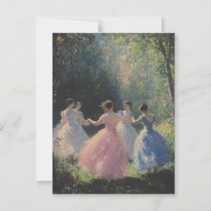 Renoir Vintage Art Postcard