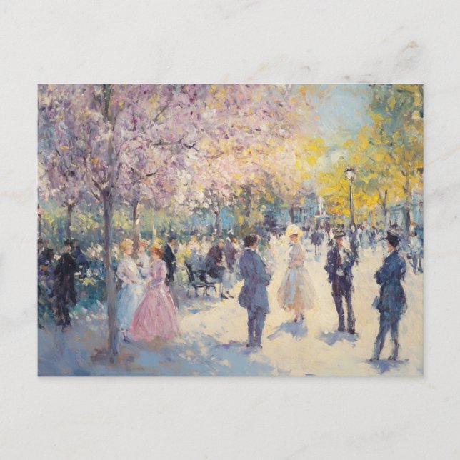 Renoir Vintage Postcard (Front)