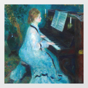 Renoir Woman at the Piano Vintage Impressionist