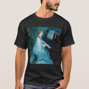 Renoir Woman at the Piano Vintage Impressionist  T-Shirt