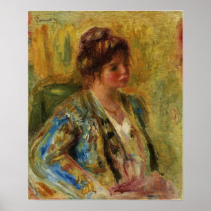 Renoir - Woman In Oriental Dress 1895 Poster
