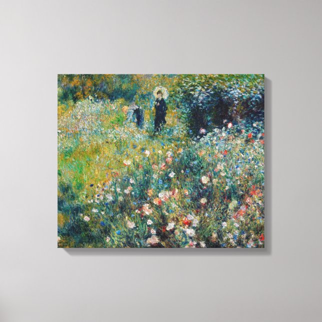 Renoir - Woman with a Parasol in a Garden Canvas Print (Front)