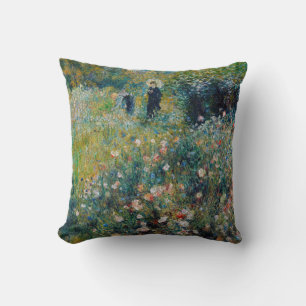 Renoir - Woman with a Parasol in a Garden Cushion