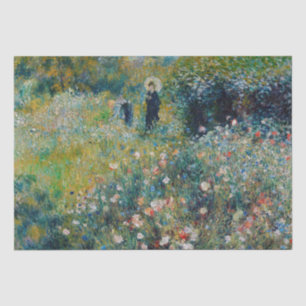 Renoir - Woman with a Parasol in a Garden Tissue Paper