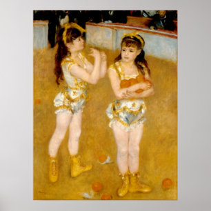 Renoir's Acrobats at the Cirque Fernando (1879) Poster