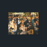 Renoir's Bal du moulin de la Galette (1876) Canvas Print<br><div class="desc">A classic impressionist Painting by Pierre-Auguste Renoir, artwork that has passed into the public domain and makes wonderful gifts and other products. Le de la Galette is a set of old mills in Paris, and was a popular destination for walkers and others on the late 19th century. The owners eventually...</div>